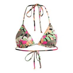 Top bikini tiki tri dla Kobiety PRINTED BEACH CLASSICS Czarny. Czarne bikini damskie Roxy, bez wzorów. Za 129.00 zł.