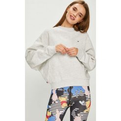 Tommy Jeans - Bluza. Niebieskie bluzy bez kaptura damskie Tommy Jeans, l, z bawełny. W wyprzedaży za 299.90 zł.