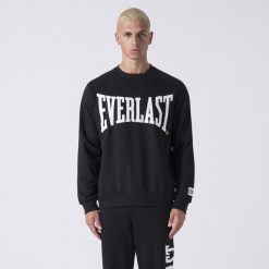 Bluza męska Everlast Exclusive Crewneck. Czarne bluzy bez kaptura męskie Everlast, m. Za 149.99 zł.