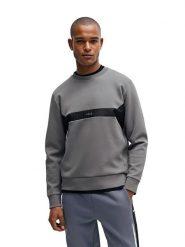 Hugo Boss Bluza w kolorze szarym rozmiar: L. Szare bluzy bez kaptura męskie Hugo Boss, l. Za 434.99 zł.