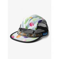 Czapka do biegania Kavu Trailrunner. Czarne czapki z daszkiem damskie KAVU, bez wzorów. Za 240.99 zł.