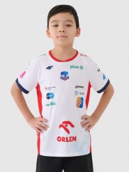 4F Koszulka meczowa replika domowa z sezonu 2024/2025 dziecięca 4F x Zaksa Kędzierzyn-Koźle - multikolor 122/128 (6-8 lat). Koszulki dziewczęce 4f, m, bez wzorów, z dzianiny, bez ramiączek. Za 189.99 zł.