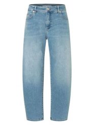MAC Dżinsy "Danni" - Barrel fit - w kolorze błękitnym rozmiar: 42. Niebieskie jeansy damskie MAC, z podwyższonym stanem. Za 245.54 zł.