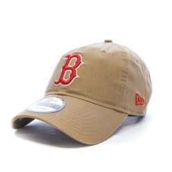 Czapka z daszkiem New Era MLB Boston Red Sox. Brązowe czapki męskie New Era, bez wzorów, z bawełny. Za 167.50 zł.