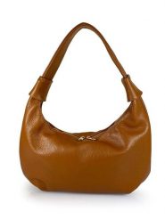 ORE10 Skórzana torebka "Brasi" w kolorze jasnobrązowym - 38 x 21 x 4 cm rozmiar: onesize. Brązowe torebki klasyczne damskie ORE10, bez wzorów, z materiału, bez dodatków. Za 217.99 zł.