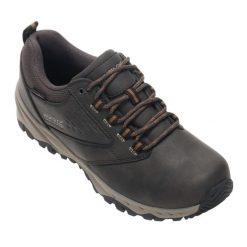 Męskie Wodoodporne Buty Do Chodzenia O Niskim Kroju Amble. Brązowe buty trekkingowe męskie Regatta, bez zapięcia, trekkingowe. Za 260.99 zł.