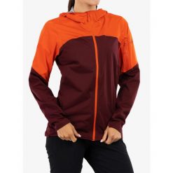 Kurtka biegowa damska Rab Kinetic Ultra Jacket. Czerwone kurtki damskie RAB, bez kaptura. Za 634.99 zł.