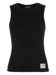 Chiemsee Top w kolorze czarnym rozmiar: XL. Czarne topy damskie Chiemsee, xl, bez wzorów, z bawełny, bez kołnierzyka. Za 77.95 zł.