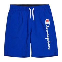 Spodenki kąpielowe męskie Champion Beachshort. Niebieskie szorty sportowe męskie CHAMPION, m. Za 119.00 zł.