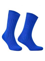 Norfolk Skarpety w kolorze niebieskim rozmiar: M. Niebieskie skarpetki męskie Norfolk, bez wzorów, z materiału. Za 26.99 zł.