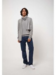 AUTHENTIC CASHMERE Kaszmirowy sweter "Victo" w kolorze jasnoszarym rozmiar: XL. Szare swetry męskie AUTHENTIC CASHMERE, na lato, xl, bez wzorów, z kaszmiru, bez kołnierzyka. Za 565.99 zł.