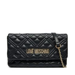 Torebka LOVE MOSCHINO. Czarne listonoszki damskie Love Moschino, bez wzorów, bez dodatków. Za 449.99 zł.