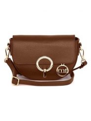 Mia Tomazzi Skórzana torebka "Azario" w kolorze brązowym - 19 x 13 x 6 cm rozmiar: onesize. Brązowe torebki klasyczne damskie Mia Tomazzi, bez wzorów, z materiału, bez dodatków. Za 217.99 zł.