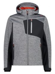 CMP Kurtka softshellowa w kolorze szarym rozmiar: 58. Szare kurtki outdoor męskie CMP, bez wzorów, z tkaniny, bez kaptura. Za 226.24 zł.