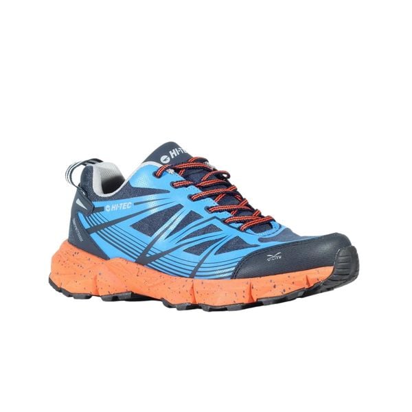 HI-TEC Terra Track Blue - buty sportowe rozmiar 44. Brązowe buty trekkingowe męskie Hi-tec, bez zapięcia, trekkingowe. Za 600.99 zł.