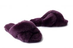 EMU AUSTRALIA W11573 Mayberry plum, kapcie damskie. Kapcie damskie Emu Australia, z wełny. Za 299.90 zł.