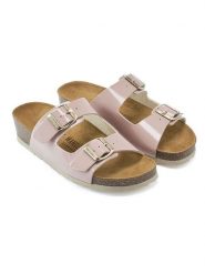 Mandel Klapki w kolorze jasnoróżowym rozmiar: 36. Różowe klapki damskie Mandel, bez wzorów, bez obcasa. Za 121.99 zł.