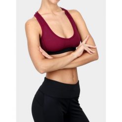 Stanik sportowy Sensor Merino DF Bra. Niebieskie biustonosze sportowe damskie Sensor, bez wzorów. Za 125.99 zł.