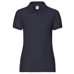 Koszulka Polo Damska 65/35. Niebieskie bluzki sportowe damskie Fruit of the Loom, l, bez wzorów, bez ramiączek. Za 63.99 zł.