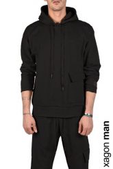 Xagon Man Bluza | A2008 1F 30052 | Mężczyzna | Czarny. Czarne bluzy z kapturem męskie Xagon, m, z elastanu. W wyprzedaży za 329.00 zł.