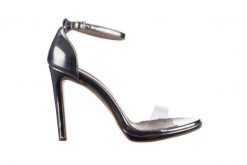 Sandały Bayla-187 589-571 Srebro, Skóra ekologiczna - 41. Szare sandały damskie Bayla, bez wzorów, z materiału, bez obcasa. W wyprzedaży za 89.10 zł.