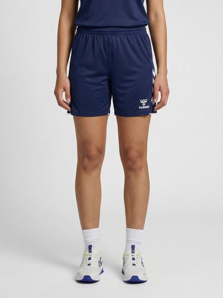 Szorty damskie Hummel Core 2.0. Białe spodenki sportowe damskie HUMMEL, l, z poliamidu, na fitness i siłownię. Za 112.00 zł.