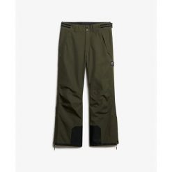 Spodnie narciarskie Superdry Freestyle Core. Zielone spodnie materiałowe męskie Superdry., bez wzorów, eleganckie. Za 691.60 zł.