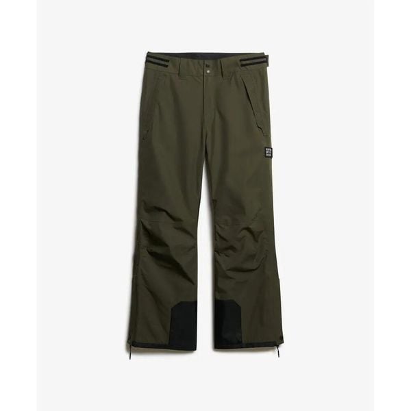 Spodnie narciarskie Superdry Freestyle Core. Zielone spodnie materiałowe męskie Superdry., bez wzorów, eleganckie. Za 691.60 zł.