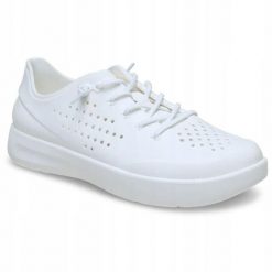 Buty Sportowe Sneakersy Dla Dorosłych Crocs InMotion Pacer. Białe buty sportowe na co dzień damskie Crocs, z materiału, bez zapięcia. Za 349.99 zł.