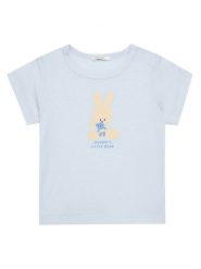 United Colors Of Benetton T-Shirt 3I1XA1067 Niebieski Regular Fit. Niebieskie koszulki dziewczęce United Colors Of Benetton, bez wzorów, z bawełny, bez ramiączek. Za 26.99 zł.