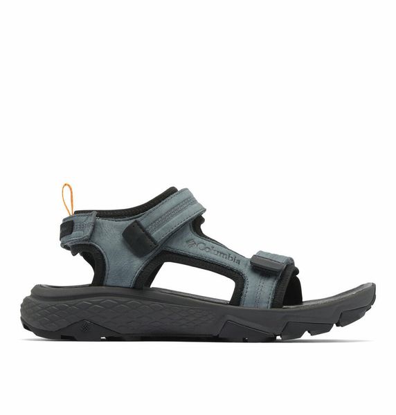 Columbia Sandały Peakfreak Rush 2121251053. Szare sandały męskie Columbia, z nubiku, bez zapięcia. Za 289.00 zł.