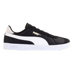 Męskie Buty Sportowe Club Suede Trim. Czarne buty sportowe na co dzień męskie Puma, bez zapięcia. Za 329.99 zł.