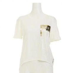 Koszulka sportowa Reebok D Pocket Tee BJ9783. Białe topy sportowe damskie Reebok, m, bez wzorów, z materiału, bez ramiączek. Za 88.73 zł.