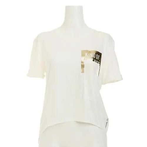 Koszulka sportowa Reebok D Pocket Tee BJ9783. Białe topy sportowe damskie Reebok, m, bez wzorów, z materiału, bez ramiączek. Za 88.73 zł.
