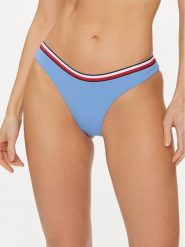 Tommy Hilfiger Dół od bikini UW0UW05293 Niebieski. Niebieskie bikini damskie Tommy Hilfiger, bez wzorów. Za 219.99 zł.