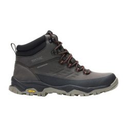 Męskie buty trekkingowe Blake Vibram. Brązowe buty trekkingowe męskie Regatta, z materiału, bez zapięcia, trekkingowe. Za 484.50 zł.