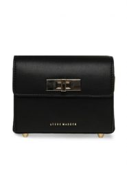 Steve Madden Torebka Bminsk SM13001388-02002-BLK Czarny. Czarne torebki klasyczne damskie Steve Madden, bez wzorów, ze skóry, wizytowe, bez kołnierzyka, bez ramiączek. Za 239.99 zł.