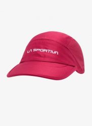 Czapka z daszkiem do biegania La Sportiva Pure Cap. Czerwone czapki męskie La Sportiva, bez wzorów, z materiału, eleganckie. Za 142.99 zł.