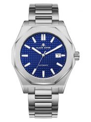 ALAIN ASTER Zegarek kwarcowy w kolorze srebrno-niebieskim rozmiar: onesize. Szare, analogowe zegarki męskie ALAIN ASTER, ze stali. Za 1,130.99 zł.