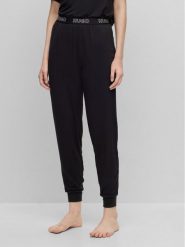 Hugo Spodnie piżamowe Unite 50490703 Czarny Regular Fit. Czarne piżamy damskie Hugo, l, bez wzorów, z wiskozy, bez ramiączek. Za 259.99 zł.