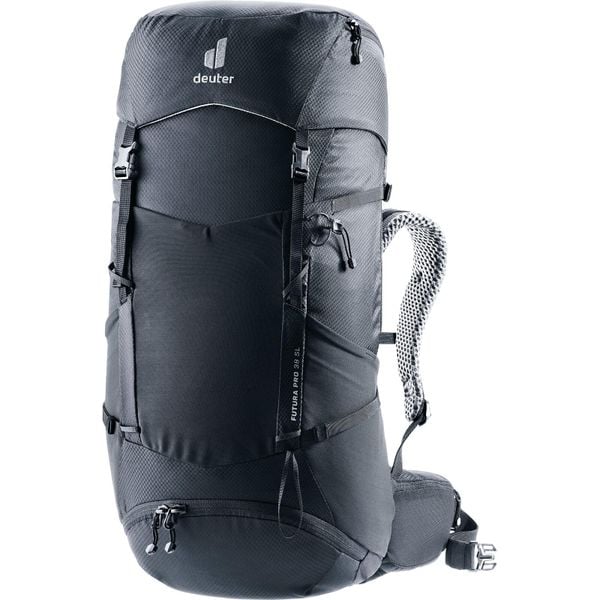 DEUTER Plecak trekkingowy damski Futura Pro 38 SL black. Czarne plecaki damskie Deuter, bez wzorów, z materiału. Za 999.99 zł.