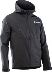 Kurtka rowerowa enduro NORTHWAVE Easy Out Softshell DWR czarny. Czarne kurtki męskie Northwave, s, bez wzorów, z materiału, bez kaptura. Za 624.05 zł.