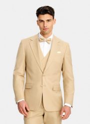 PAKO LORENTE - Beżowa marynarka garniturowa z wełny. Brązowe marynarki męskie Pako Lorente, bez wzorów, z poliesteru. Za 1,699.99 zł.