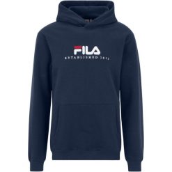 Bluza sportowa męska Fila Brunssum. Białe bluzy sportowe męskie Fila, bez wzorów, casualowe, bez kołnierzyka, bez ramiączek. Za 215.00 zł.