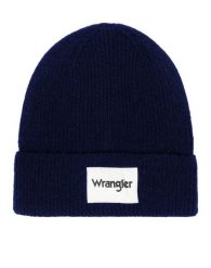 WRANGLER MĘSKA CZAPKA ZIMOWA WRANGLER RIB BEANIE NAVY 112344053. Niebieskie czapki męskie Wrangler, na zimę, bez wzorów. Za 89.99 zł.