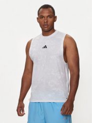 Adidas Koszulka techniczna Power Workout IS3843 Biały Regular Fit. Białe t-shirty sportowe męskie Adidas, m, z syntetyku, bez ramiączek, na fitness i siłownię. Za 199.99 zł.