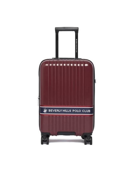 Beverly Hills Polo Club Walizka kabinowa CEO-BHPC-S-007-08-BURGUNDY Bordowy. Czerwone walizki Beverly Hills Polo Club, bez wzorów, z tworzywa sztucznego. Za 299.99 zł.