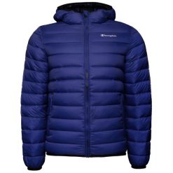 Kurtka turystyczna męska. Niebieskie kurtki męskie CHAMPION, na zimę, m, bez wzorów, z poliamidu, sportowe, z kapturem. Za 376.00 zł.