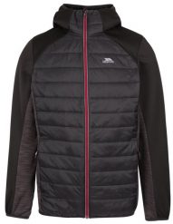 Trespass Darwood - Męska kurtka pikowana Tp50 czarna. Czarne kurtki męskie 2117 OF SWEDEN, m, bez wzorów, z dzianiny, bez kaptura. Za 298.99 zł.