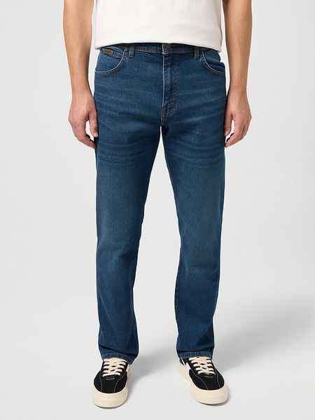 Wrangler Dżinsy - Regular fit - w kolorze granatowym rozmiar: W30/L32. Niebieskie jeansy męskie Wrangler. Za 170.87 zł.